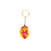 USC Trojans Cardinal and Gold Football Keychain